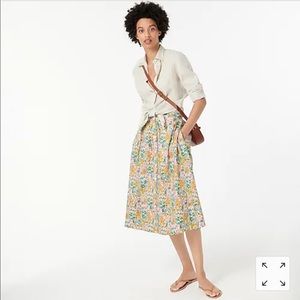 Button-up midi skirt in Liberty® Mini Floral Walk